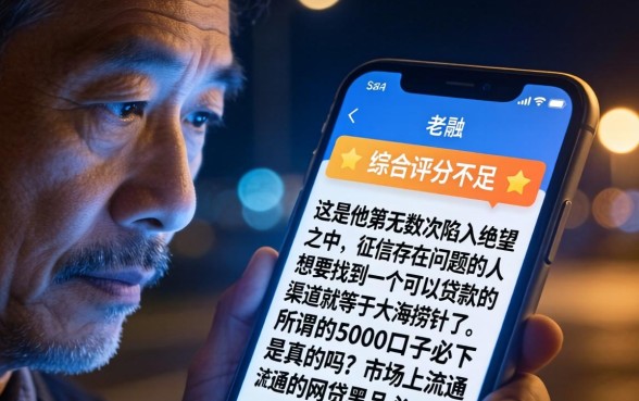 5000口子必下，规整五个网贷黑户必过软件