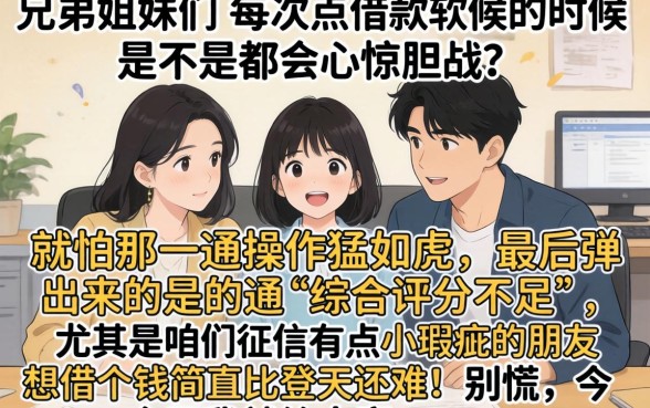 贷款下款容易度排行，枚举5个金融创新秒下不要芝麻分的平台