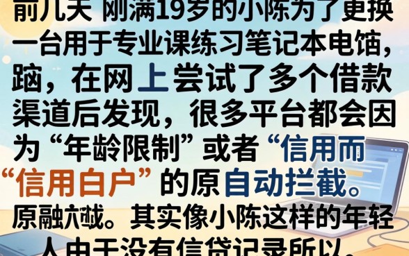 什么网贷最容易借，精选5个满19岁可以借款的口子