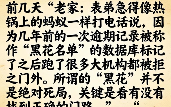 黑花名单借款新口子，理出五个芝麻分负面借款的平台
