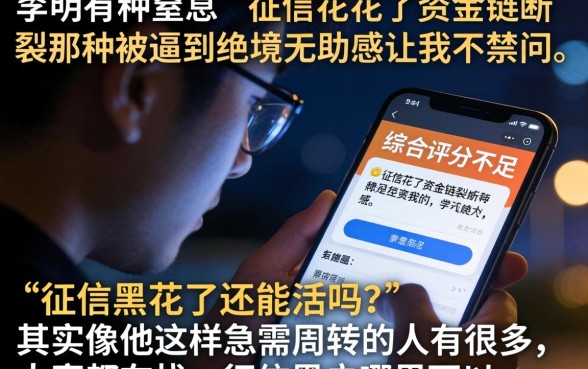 征信黑花了能活吗，整理5个必下的小额贷款口子