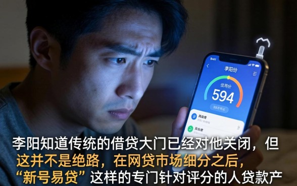 芝麻分594借网贷，归集五个新号易贷速审秒下款软件