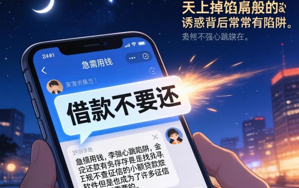 借款不要还的网贷，深入剖析5个正规不看征信的小额贷款软件