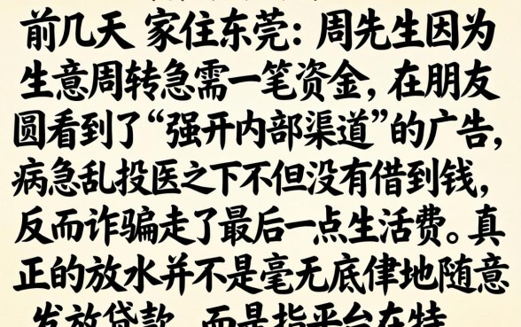 今天放水微信口子，概括5个黑白贷款不是高炮的口子