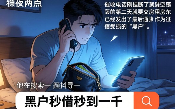 黑户秒借秒到一千，理出5个不看负债的网贷平台