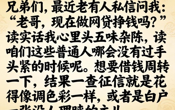 干网贷口子挣钱吗，概括五个无视征信黑白100%秒下口子