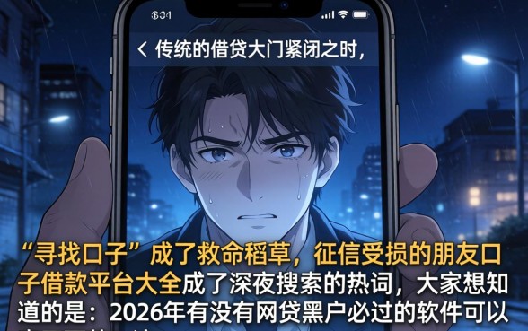 口子借款平台大全，细致阐述5个网贷黑户必过软件