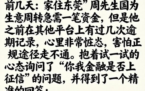 你我金融不上征信吗，细致阐述五个逾期太多仍可下款的app