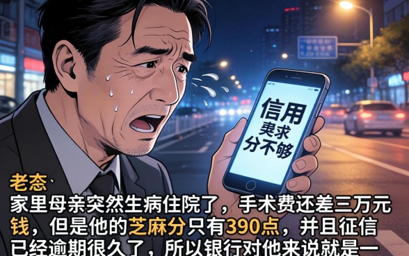 390芝麻分贷款，规整5个黑户急需三万秒到的的口子