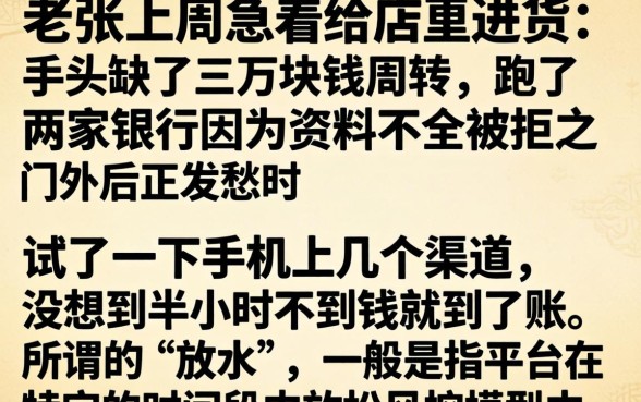2026年5月放水的口子有哪些，热忱推荐5个芝麻借款实时到账速借软件