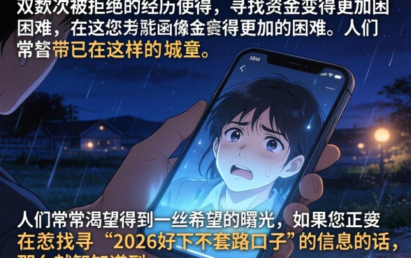 2026好下不套路的口子，规整五个无视黑白百分百下款的借款app