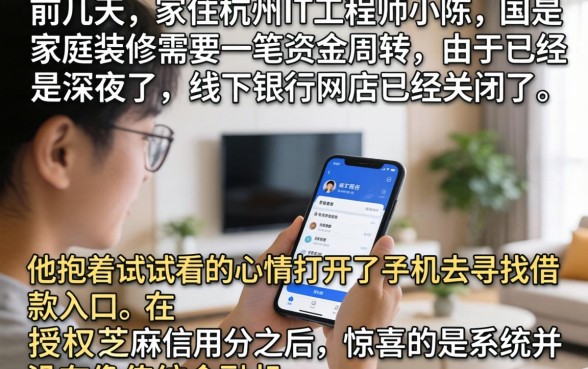 芝麻信用授权的借款，枚举5个无视黑白100%秒下网贷小额夜间口子