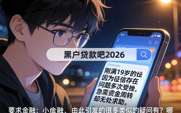 黑户贷款吧2026，枚举5个19岁贷款容易过审批的口子