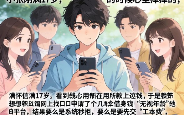 17岁就可以借钱的平台有哪些，理出5个支付宝快贷轻松借口子