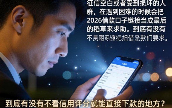 2026借款口子链接，梳理5个轻松借款无征信记录的软件