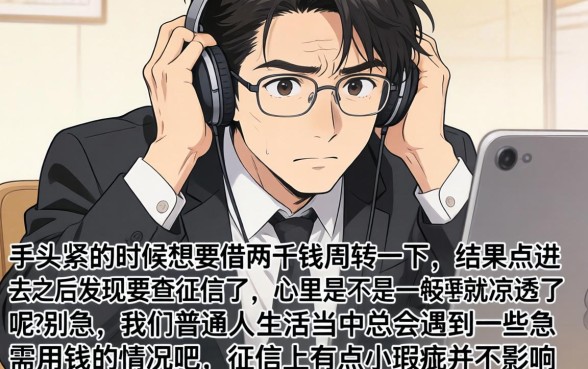 2000元小额贷，概览五个不看征信小额借钱的平台