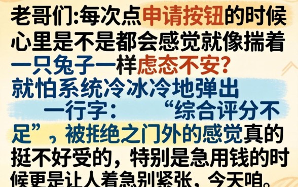 不看综合评分的贷款，胪列五个金融创新秒下不要芝麻分的平台