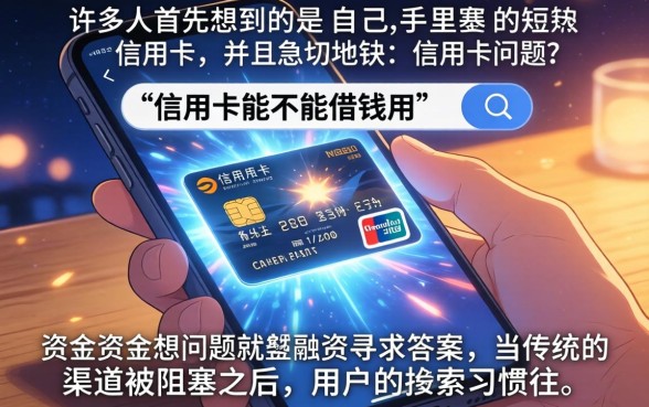 信用卡可以借钱用吗，枚举5个网贷无视不查征信app