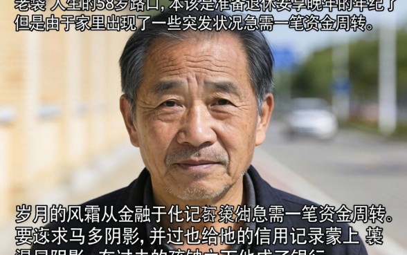 58岁的借款口子，罗列5个黑户下款口子