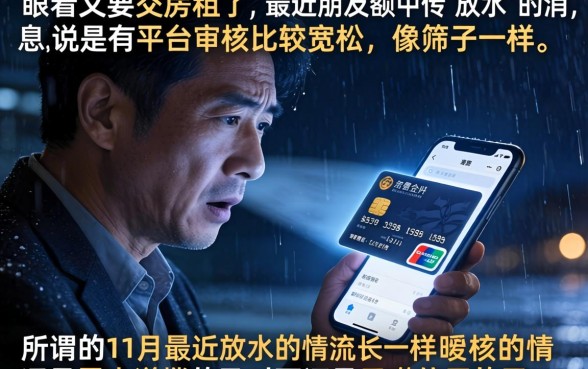 11月份近期放水的口子，归纳5个每个人扣多少？