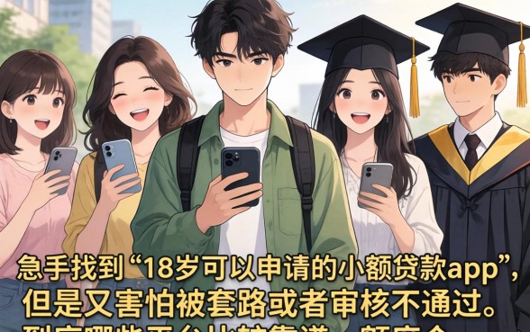 18岁可以借的小额贷款app，整合5个1000至5000的小额贷款app