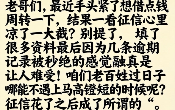 有没有黑户借的网贷，整合五个征信瑕疵也能借网贷轻松下款的app