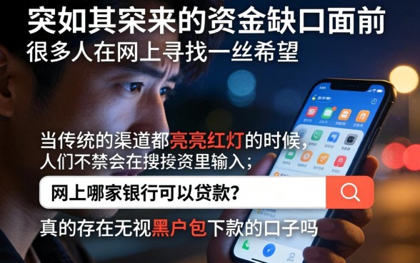 网上哪个口子能下款，鼎力推荐5个无视黑户包下款的口子