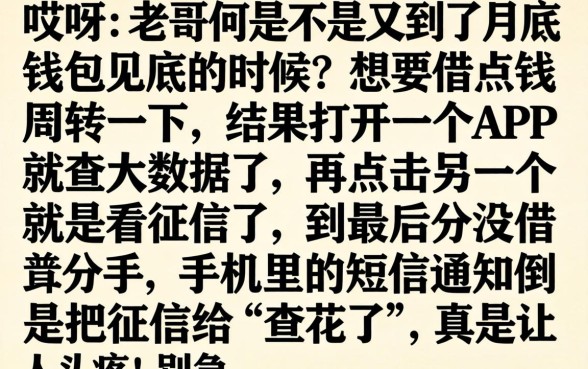 2026不查大数据的正规贷款，规整5个无视征信大数据当前逾期下款的口子