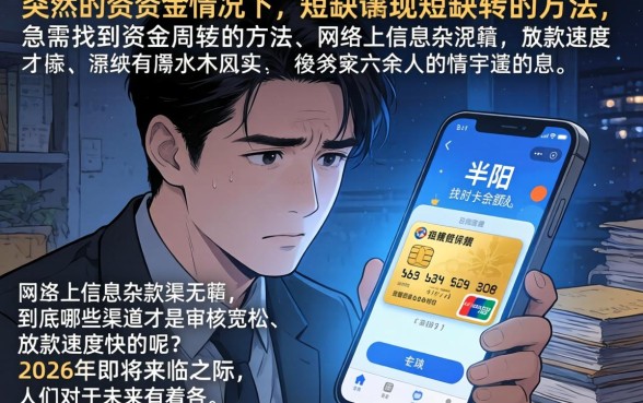 2026容易下款口子分享，详细阐述五个靠谱借钱网贷软件