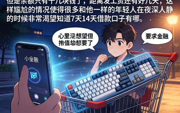 7天14天借款口子，整理5个必下的小额贷款app