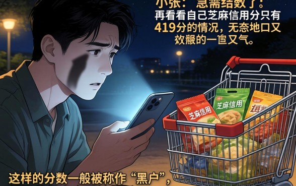 借钱芝麻分419，理出5个黑户可以做大额贷款平台