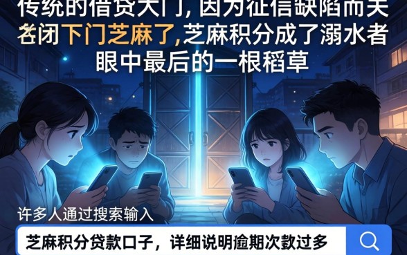 芝麻积分贷款口子，详尽说明5个逾期太多能下款app