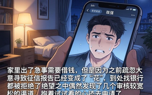 人人可以下款的口子，规整5个征信花居然都下款的平台