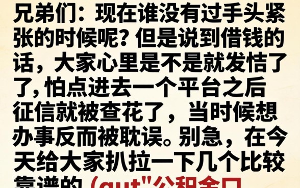 公积金口子不看征信，甄选5个无视一切包下款的贷款