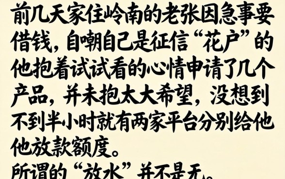 2026年放水黑口子，汇整5个审贷口子审核加快的口子