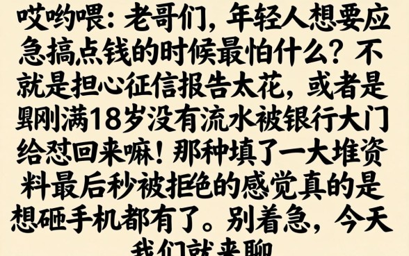 18岁贷款苹果平台秒通过有哪些，详细阐述5个不查流水的小额度贷款口子