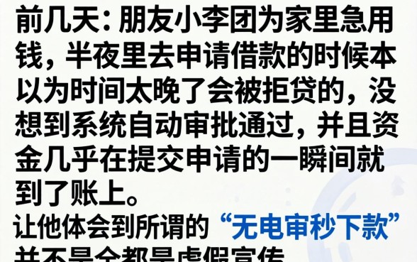 无电审秒下款的口子，梳理5个无视黑白征信的网贷