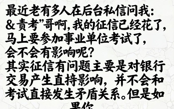 征信花了影响考试吗，概括5个不看负债的长期网贷口子