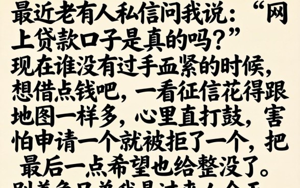 网上贷款口子是真的吗，理出五个最新能下来钱的软件