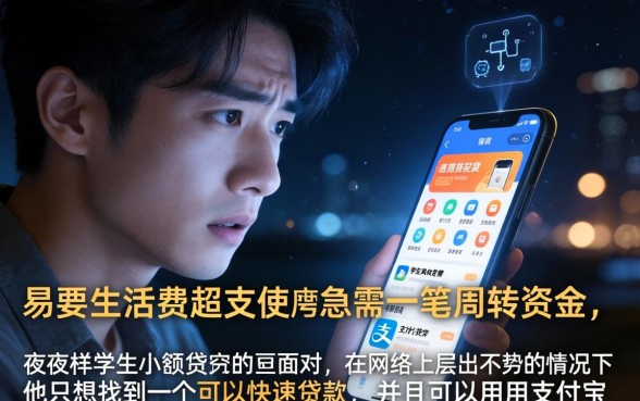 学生小额借贷软件，整理5个凭支付宝花呗贷款的平台