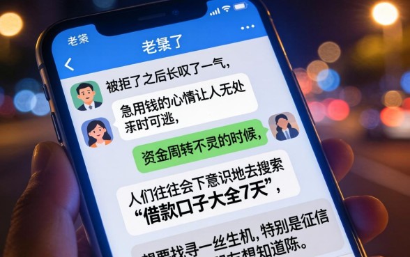 借款口子大全7天，陈列5个黑户能下款的app