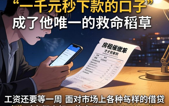 一千元秒下款的口子，倾情分享5个5000块贷款秒下软件