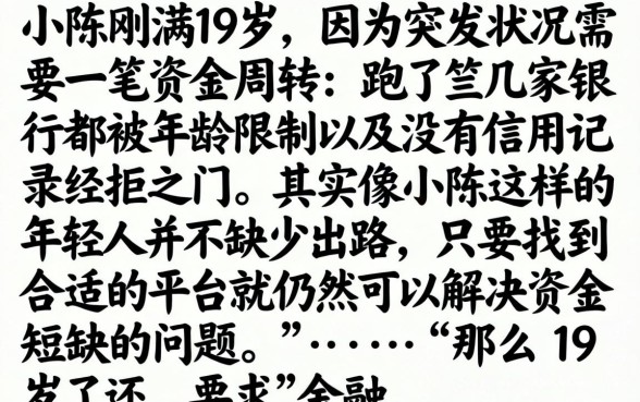 19岁还能申请贷款吗，概览5个百分百下款无视黑白户网贷口子