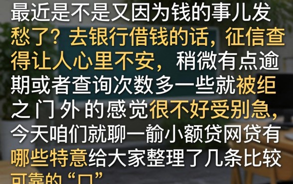 小额贷网贷有哪些，汇总5个值得信赖的借贷口子