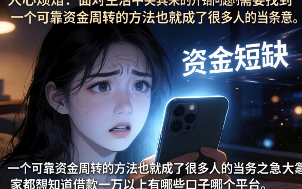 借款1万以上的口子，深入剖析五个手机上可以借钱的口子