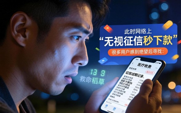 无视征信 秒下款，遴选5个无视双黑下款5000的口子