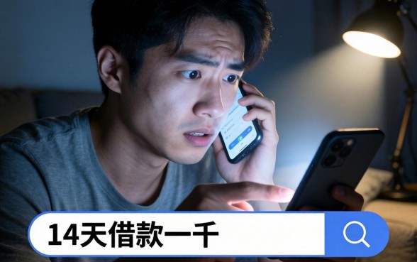 14天借款1000，条列5个小额贷款不查征信的平台