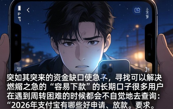 容易下款的长期口子，揭秘5个支付宝快贷轻松借软件