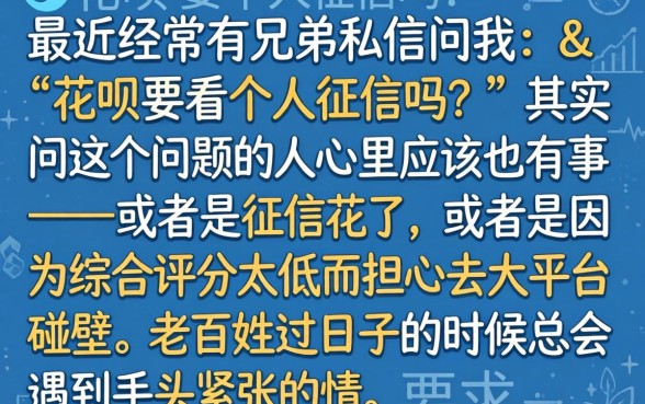 花呗不看个人征信吗，罗列五个不看综合评分的网贷百分百下款口子