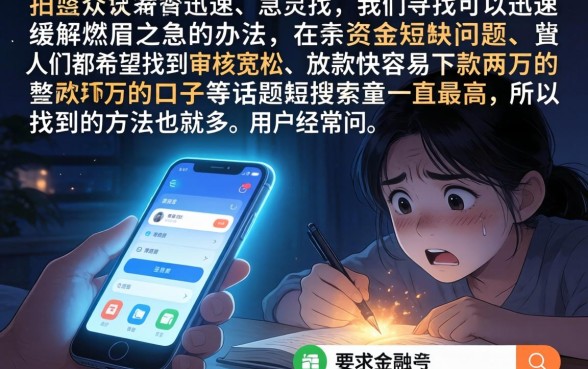 容易下款两万的口子，揭秘5个靠谱的借款软件